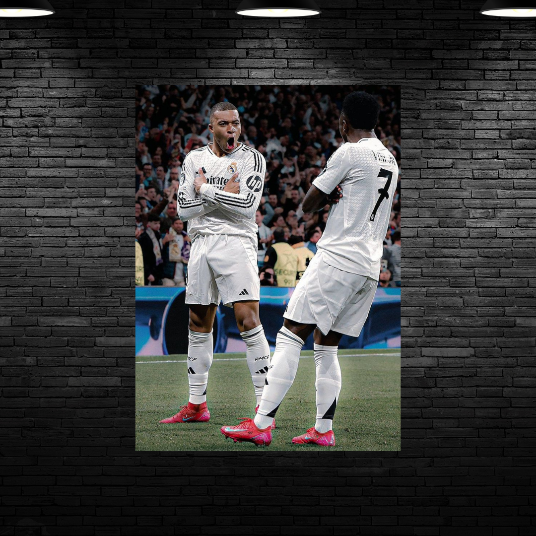 Plaque Personnalisée - Mbappe & Vinicius