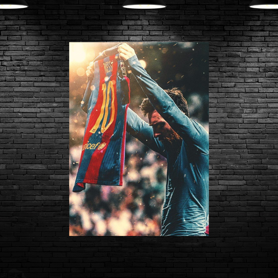 Plaque Personnalisée - Messi Barca