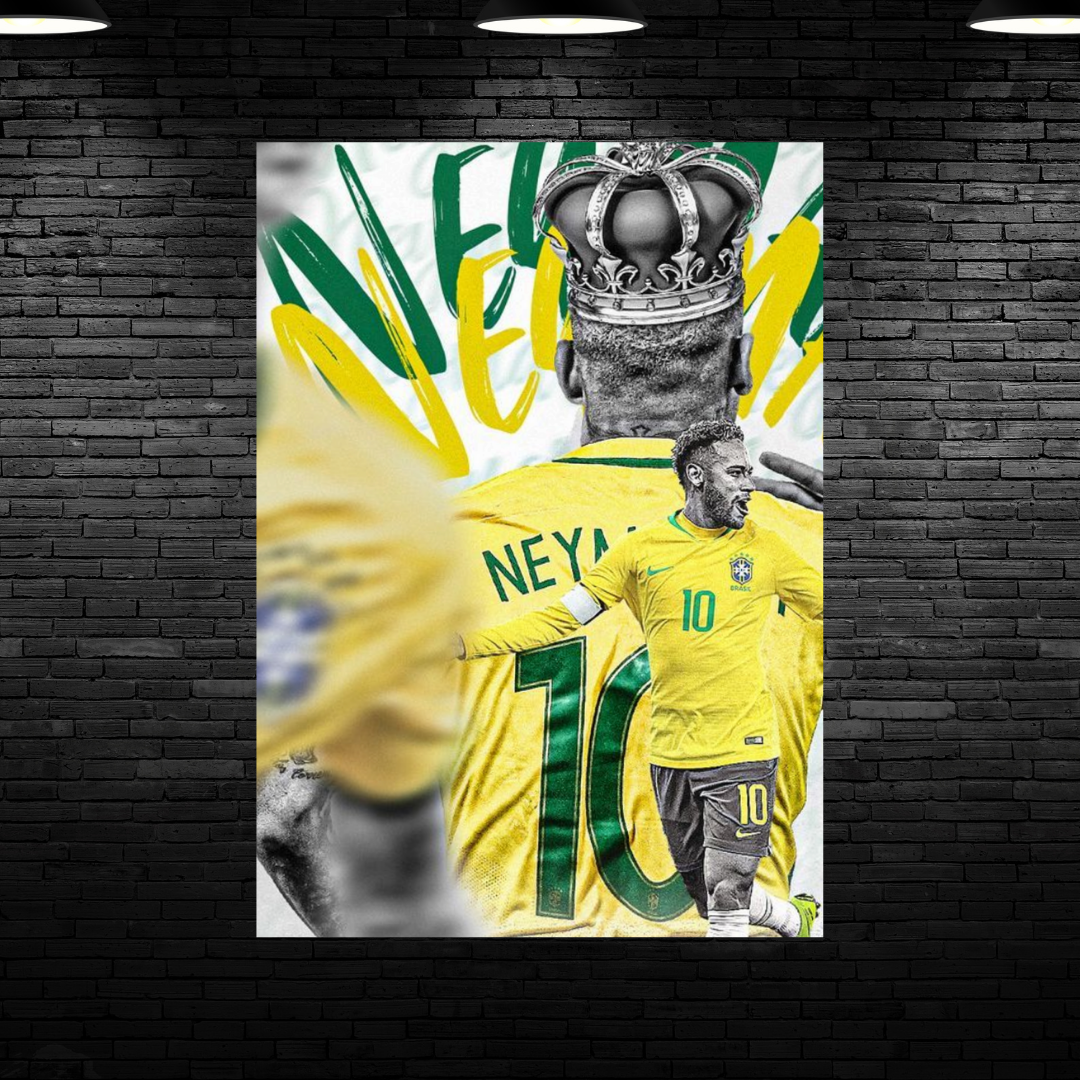 Plaque Personnalisée - Neymar Brasil