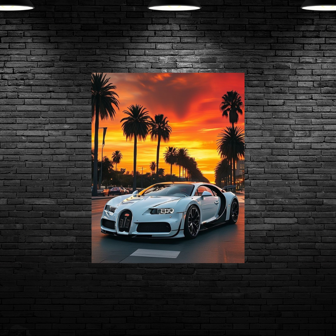 Plaque Personnalisée -BUGGATI