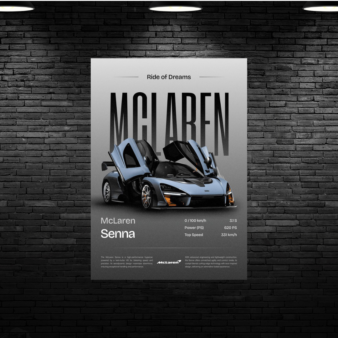 Plaque Personnalisée - MCLAREN