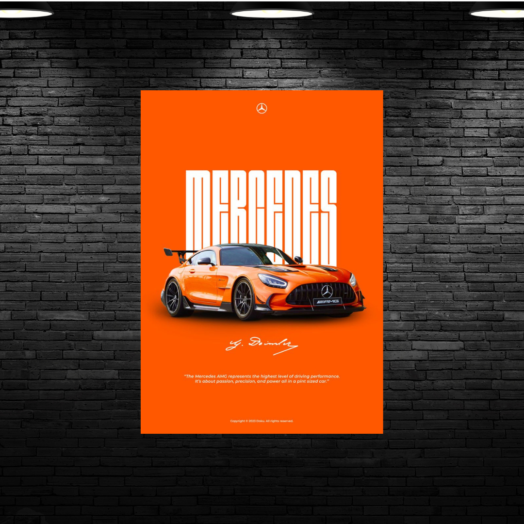 Plaque Personnalisée - MERCEDES