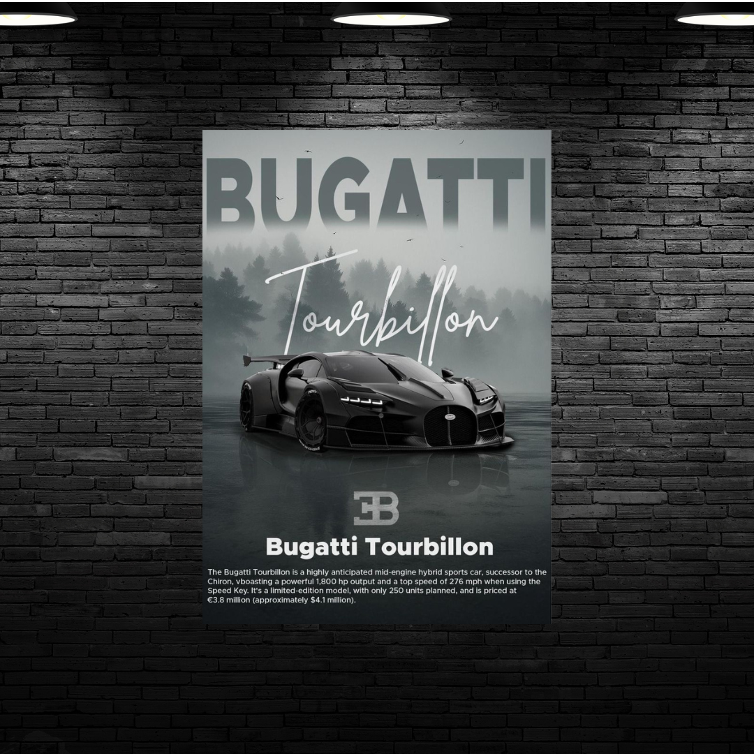 Plaque Personnalisée -BUGATTI