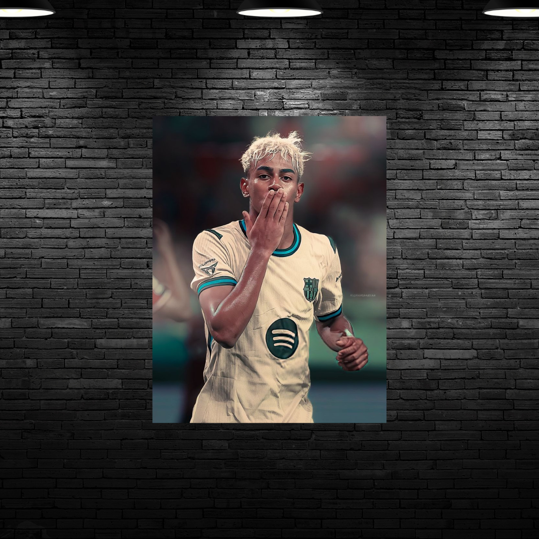 Plaque Personnalisée - Lamine Barca